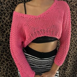 Crochet crop top